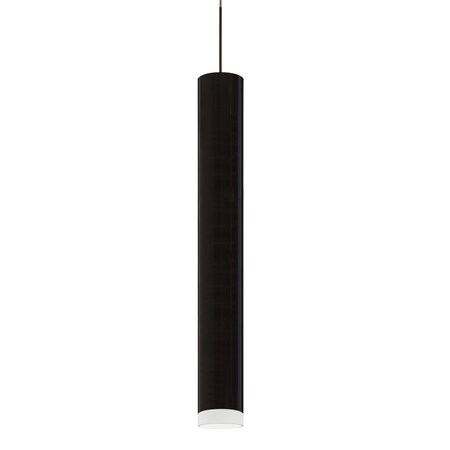 Besa Lighting Cafe 18 Cord Pendant, Black/Frost, Bronze Finish, 1x50W Halogen 1XT-CAFE18BF-BR